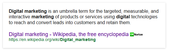 Google answer to Google answer to